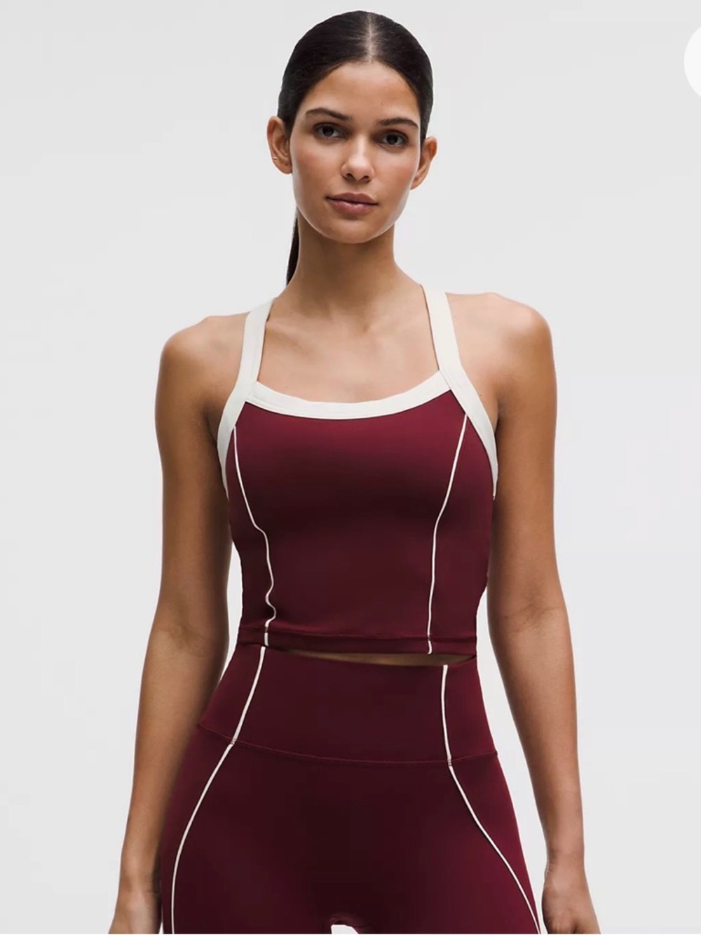 Lululemon Wunder Train Piped Strappy Tank Top